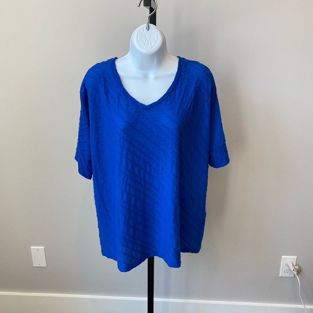 Chicos Royal Blue SS Tee